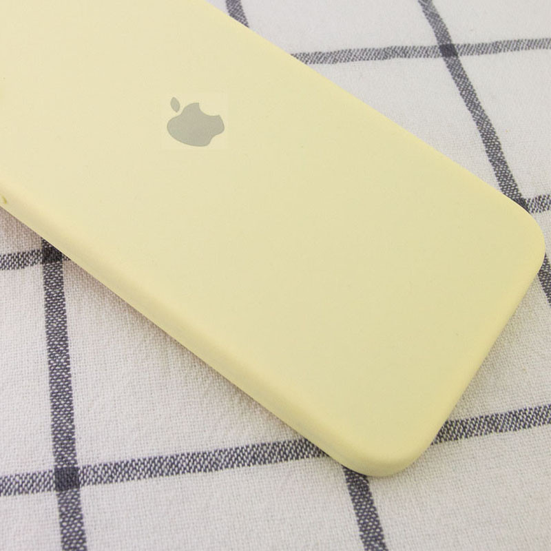 Silicone Case Square Full Camera Protective (AA) для iPhone 11 Pro (Mellow Yellow)-1